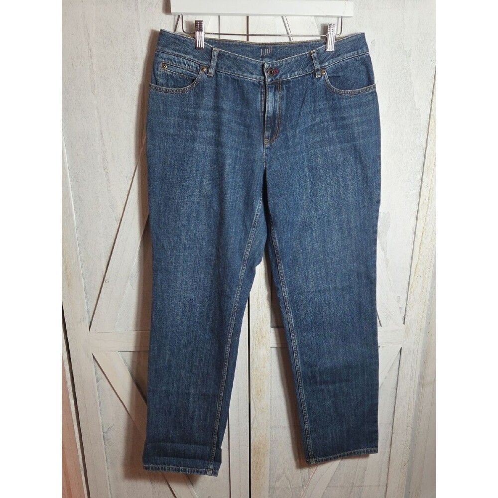 J. Jill Relaxed Fit Boyfriend Jeans 100% Cotton Size 10